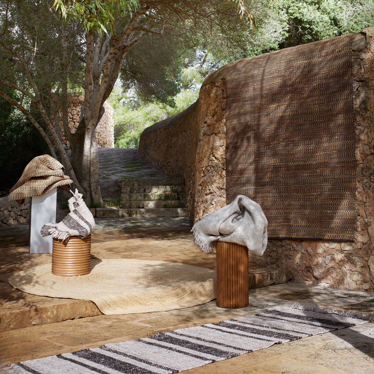 TineK Home vloerkleed jute / katoen - mocca
