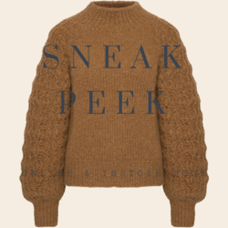Inti Knitwear trui 'Glenda' alpaca - sand