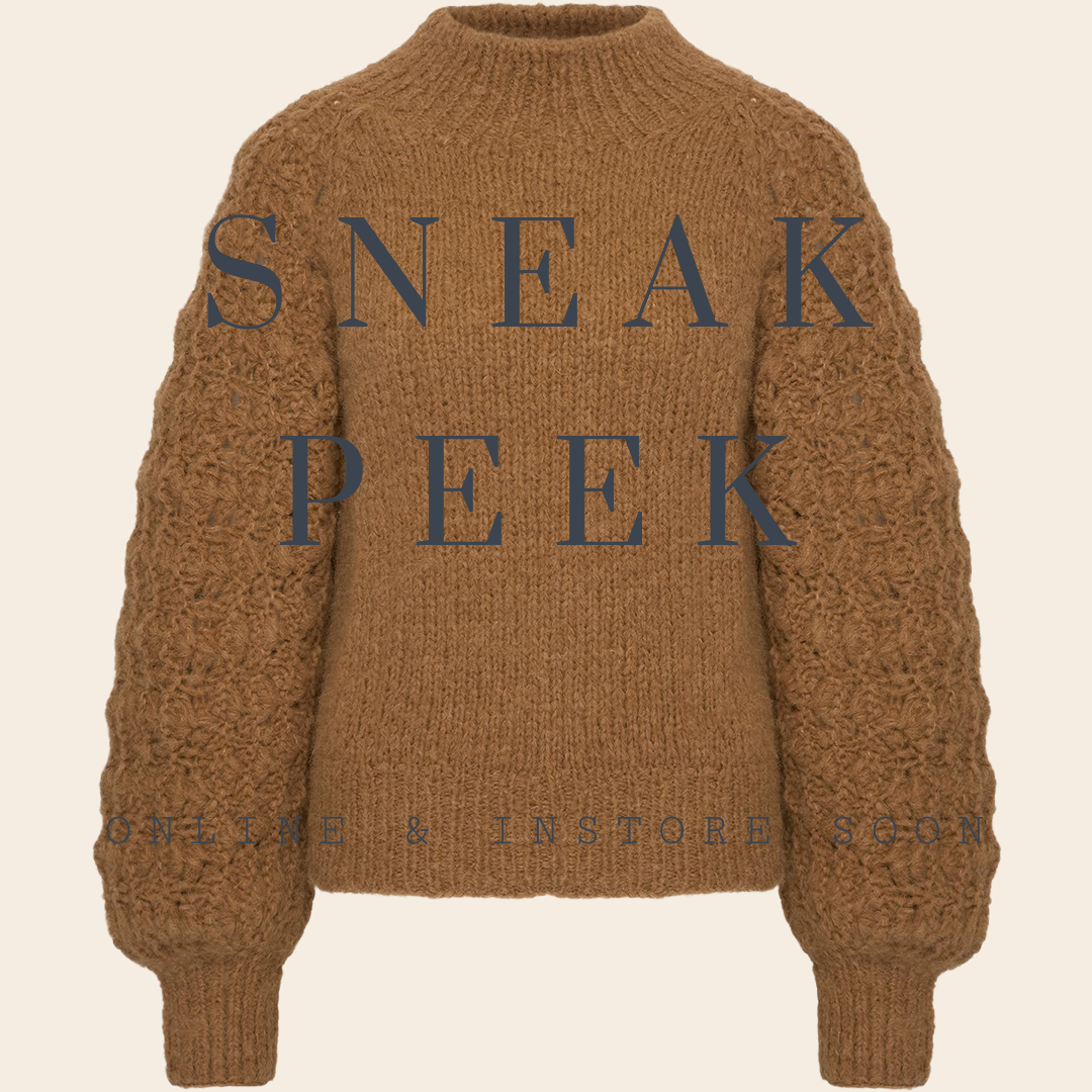 Inti Knitwear trui 'Glenda' alpaca - sand