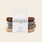 KKnekki set/4 haarelastieken - brown / nude / grey