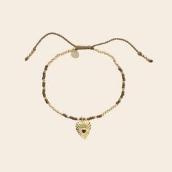 A Beautiful Story bracelet 'Hoping' - tiger eye