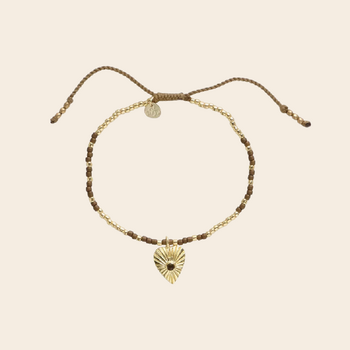 A Beautiful Story armband 'Hoping' - tijgeroog