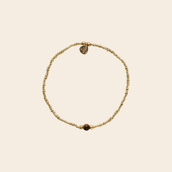 A Beautiful Story armband 'Stilness' - tijgeroog