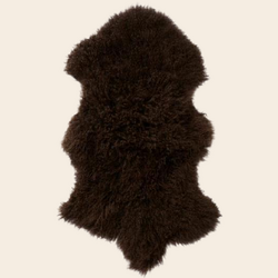 IBLaursen Tibetan lamb fur - mocca