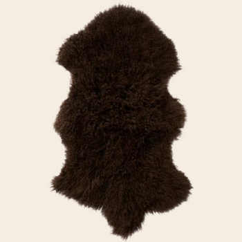IBLaursen Tibetan lamb fur - mocca