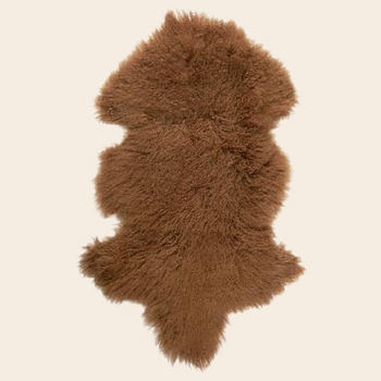 IBLaursen tibetan lamb fur - cognac