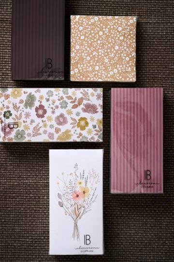 IBLaursen set/16 napkins - mocca