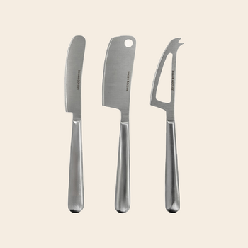 House Doctor set/3 cheese knives - stainless steel