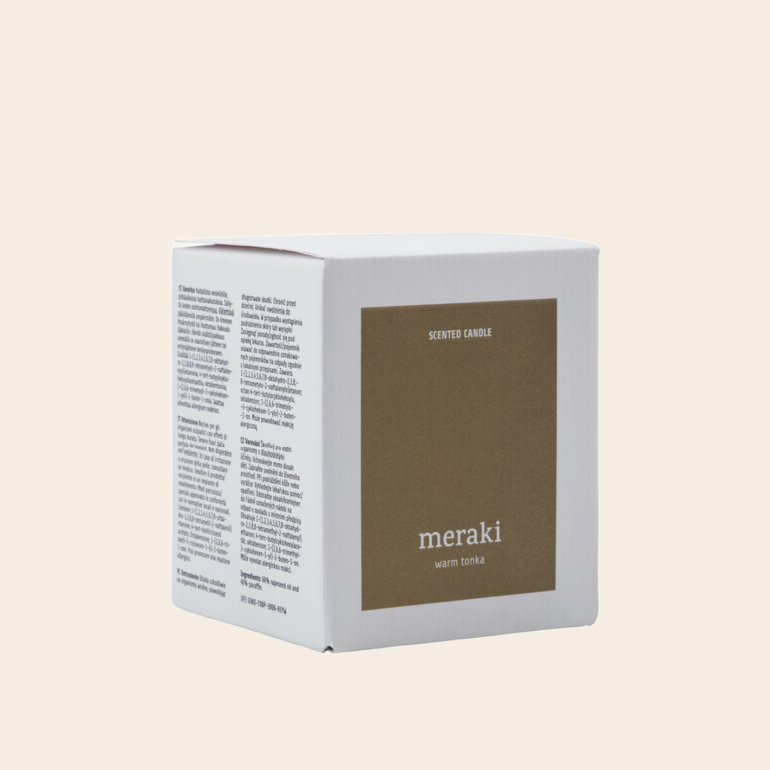 Meraki geurkaars 'Warm Tonka'