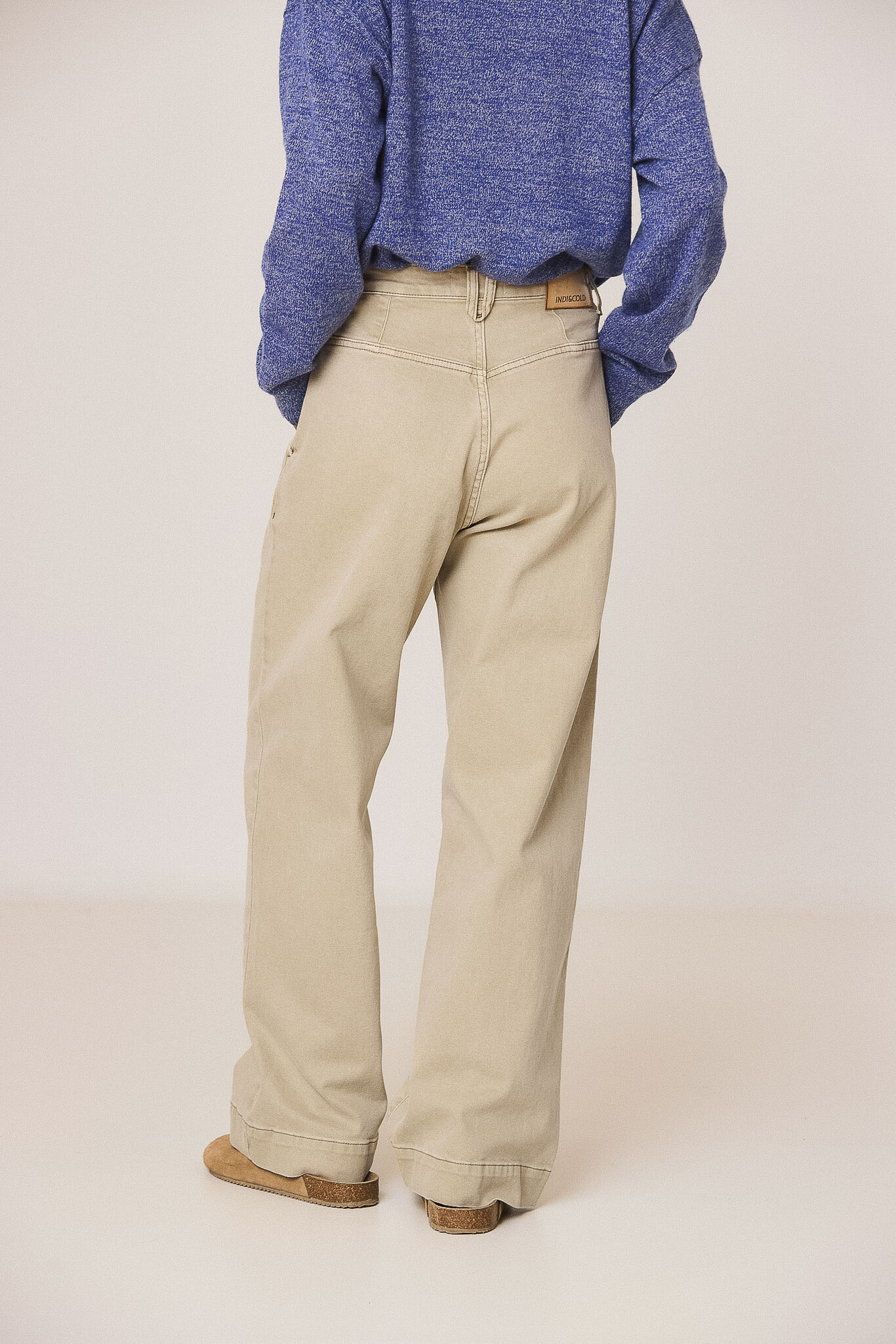 Indi & Cold broek katoen - beige