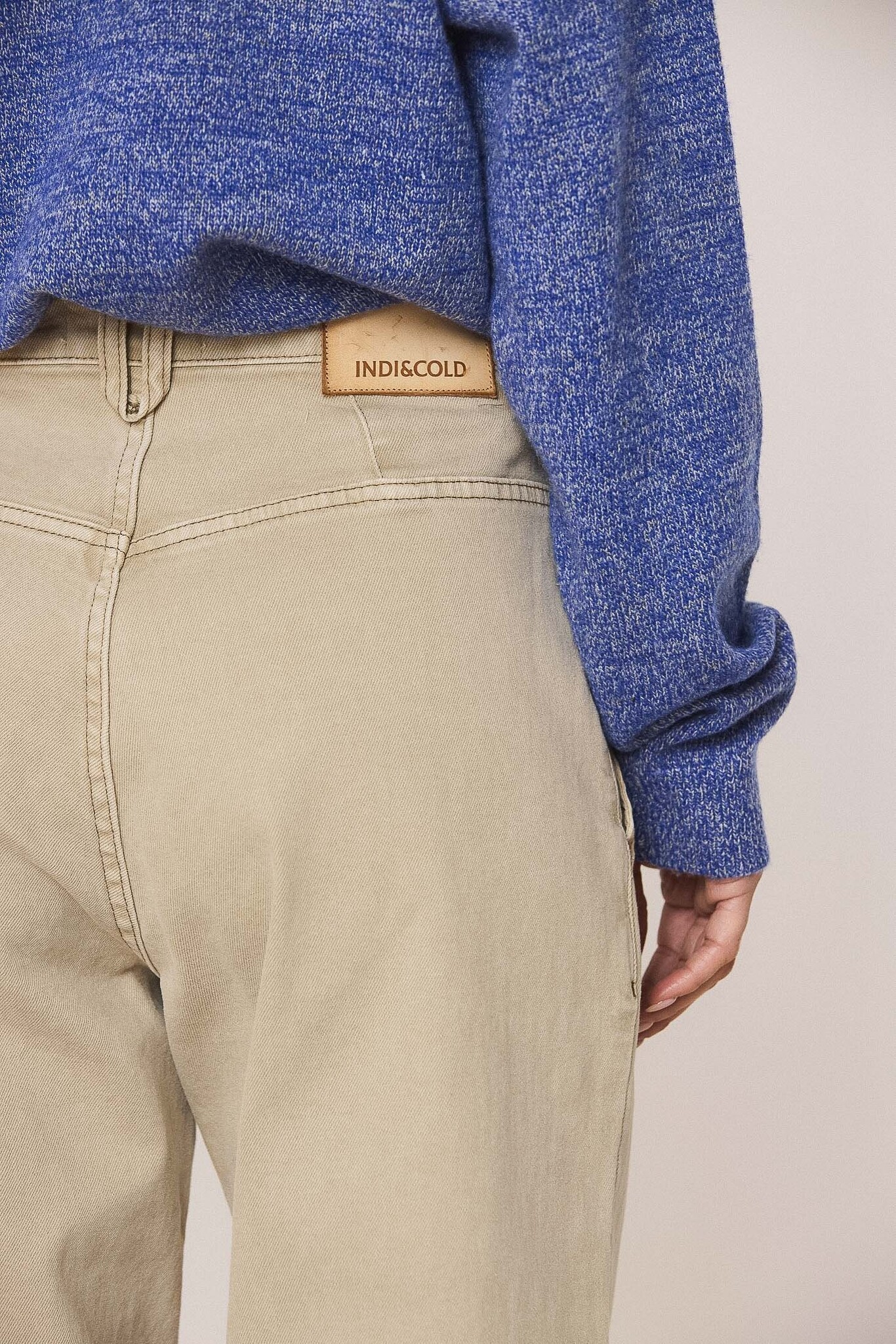 Indi & Cold broek katoen - beige