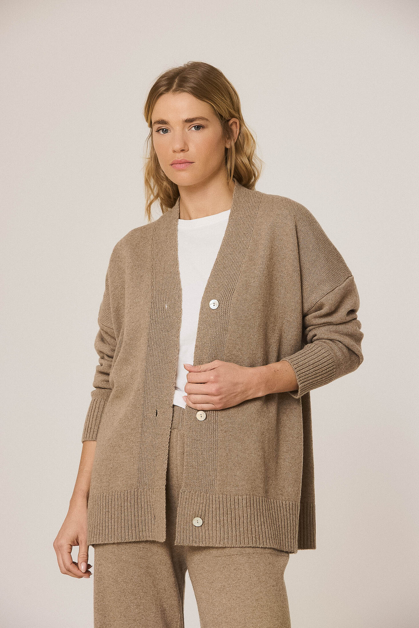 Indi & Cold vest wol / viscosemix - topo