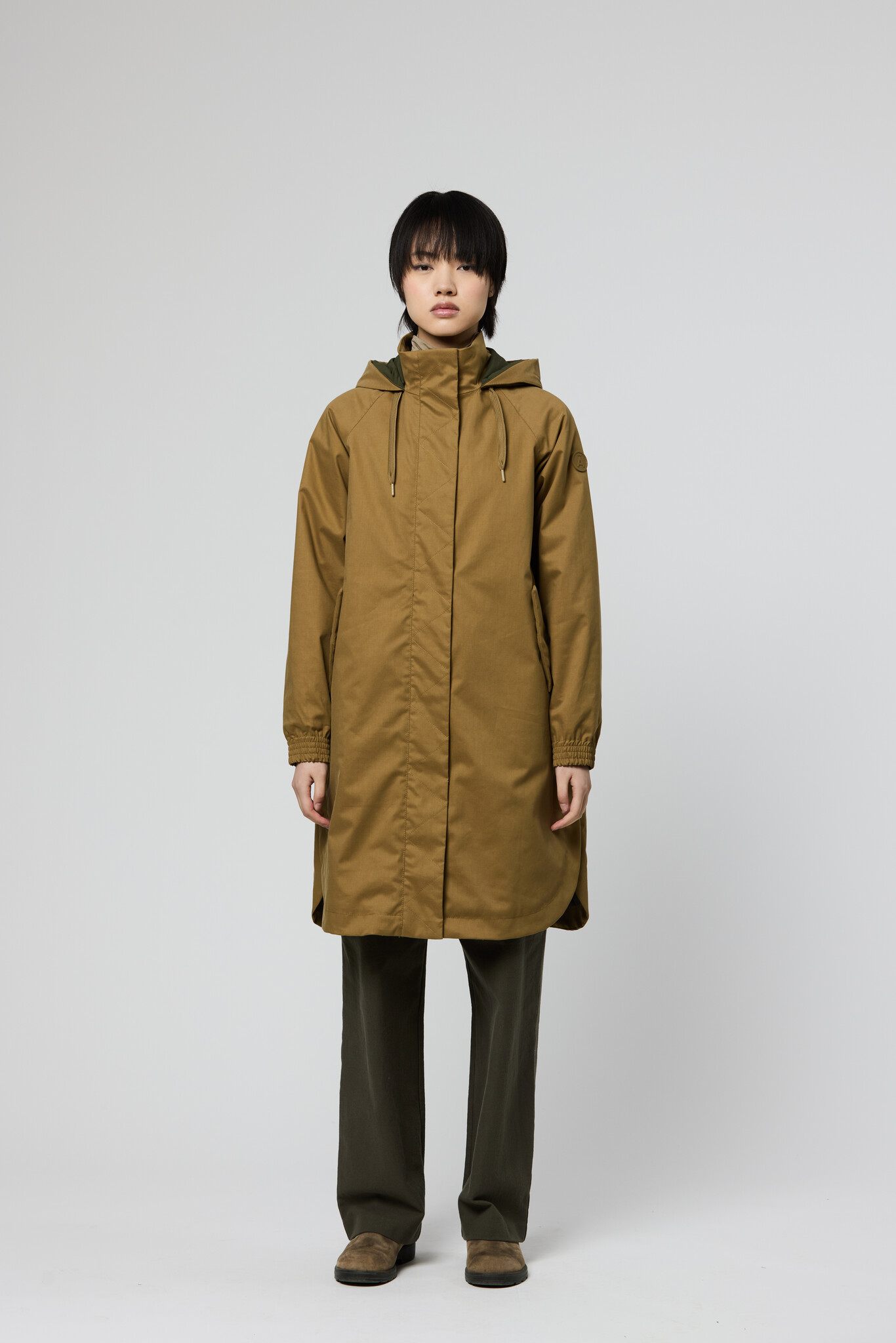 Tantä winterparka 'Hielo' - butternut