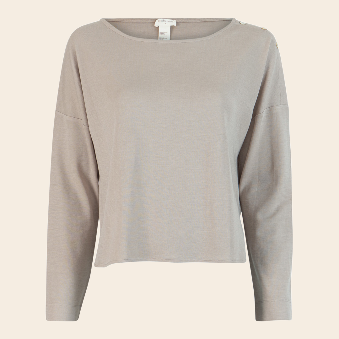 Minimalisma shirt 'Vega' merinowol - hemp