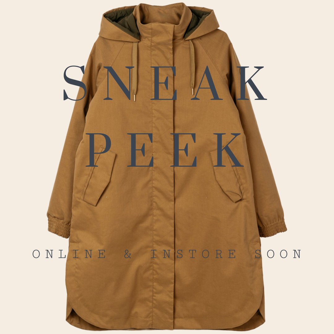 Tantä winterparka 'Hielo' - butternut