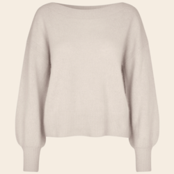 Six Ames sweater 'Malou' Waschbärwolle - oatmeal