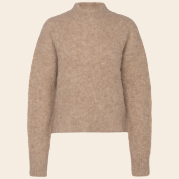 Rosemunde jumper 'Furry' alpaca - oat
