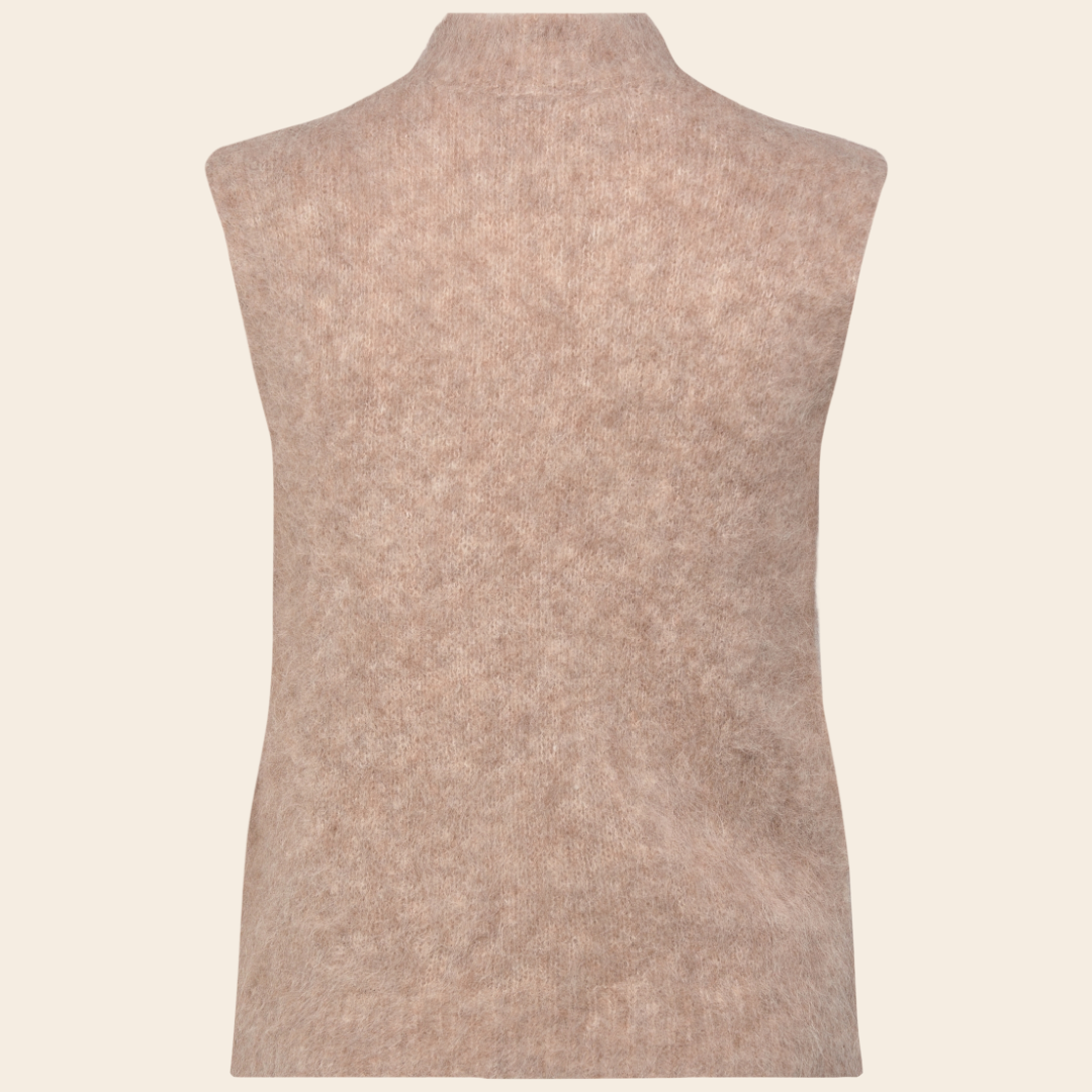 Rosemunde spencer 'Furry' alpaca - oat