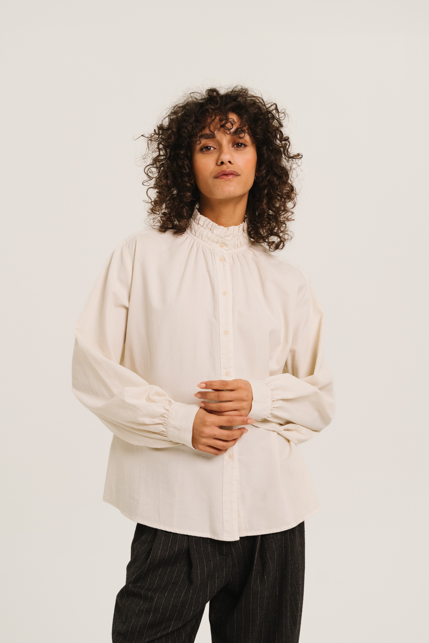 SacreCoeur blouse 'Soline' katoen - ecru