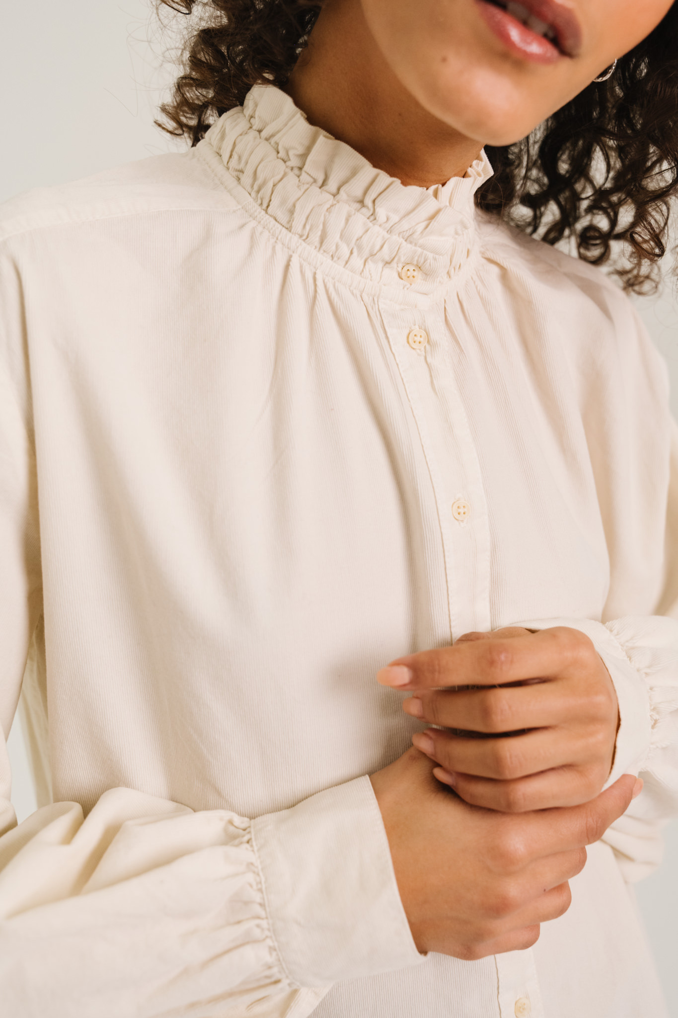 SacreCoeur blouse 'Soline' katoen - ecru