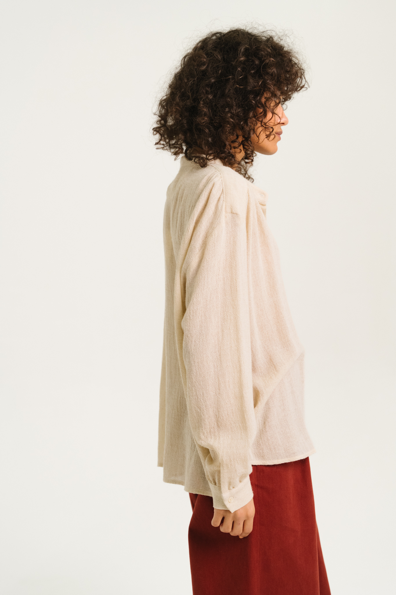 SacreCoeur blouse 'Ella' viscose / wol - dolce ecru