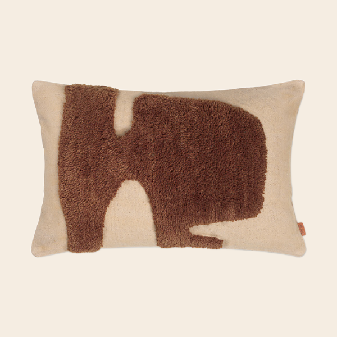 Ferm Living kussen 'Lay' - kelp