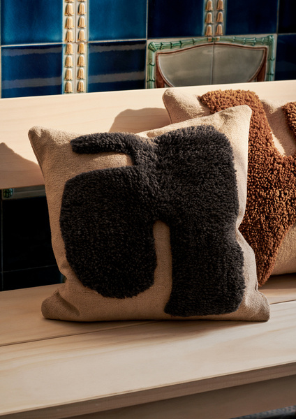 Ferm Living kussen 'Lay' - kelp
