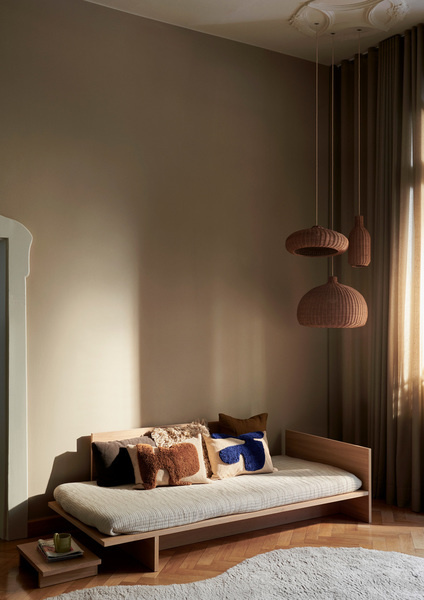 Ferm Living kussen 'Lay' - kelp