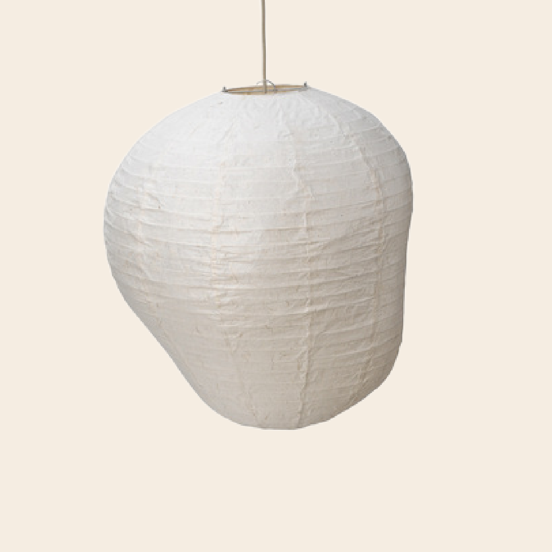 Ferm Living lampenkap 'Kurbis' - washi papier