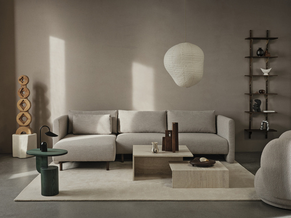 Ferm Living lampenkap 'Kurbis' - washi papier
