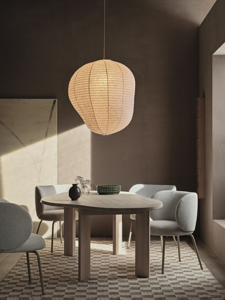 Ferm Living lampenkap 'Kurbis' - washi papier