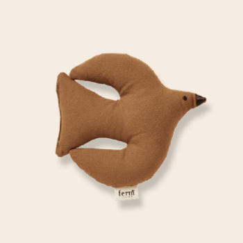 Ferm Living knuffel 'Swif Bird' - kelp