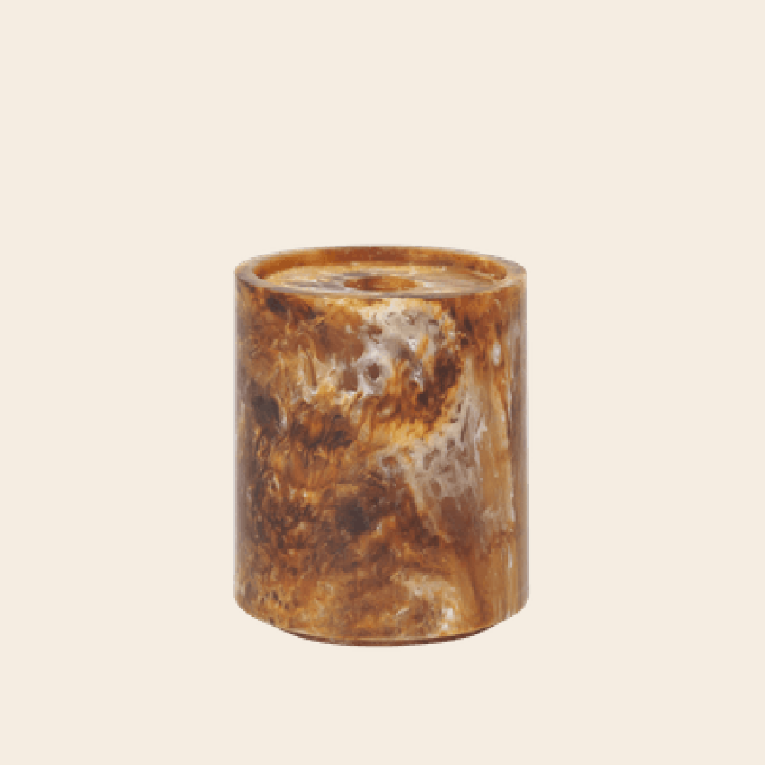 Ferm Living opbergpot 'Mist' hars - kelp