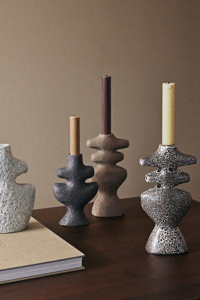 Ferm Living set/4 kaarsen 'Pure' - stearin