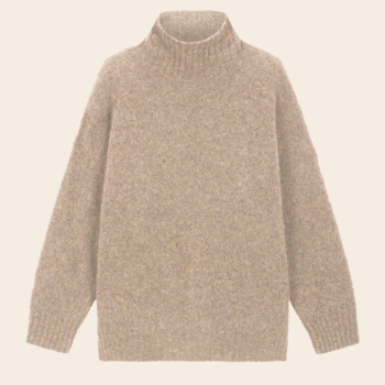 No Man's land trui superkid mohair - oak