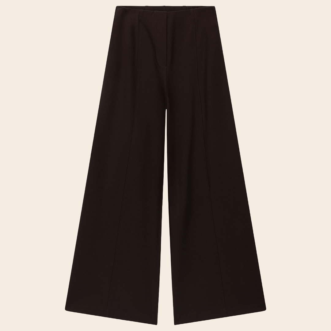 No Man's land broek viscosemix - dark espresso