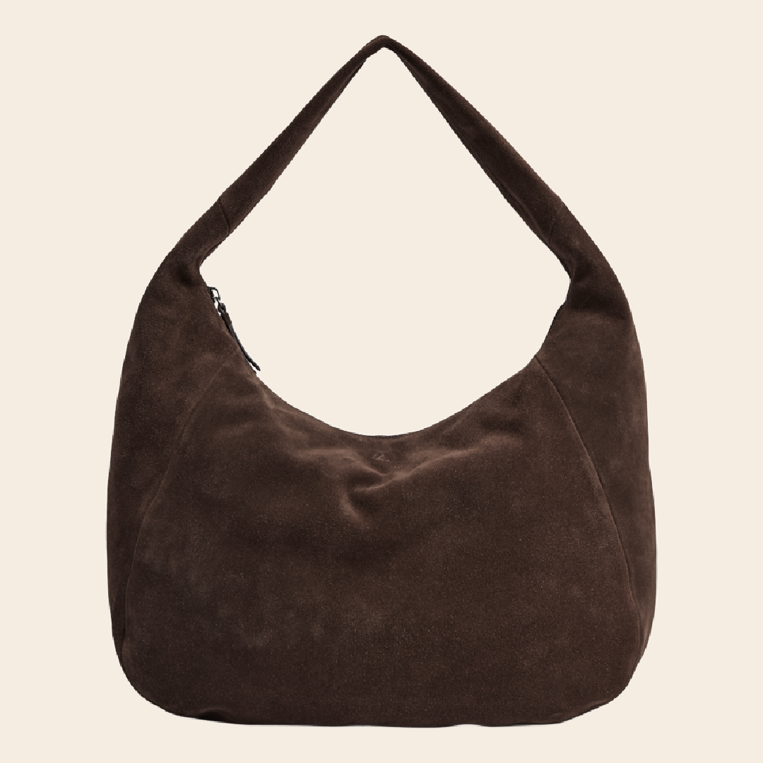 Markberg shopper 'Samara' suede - dark brown