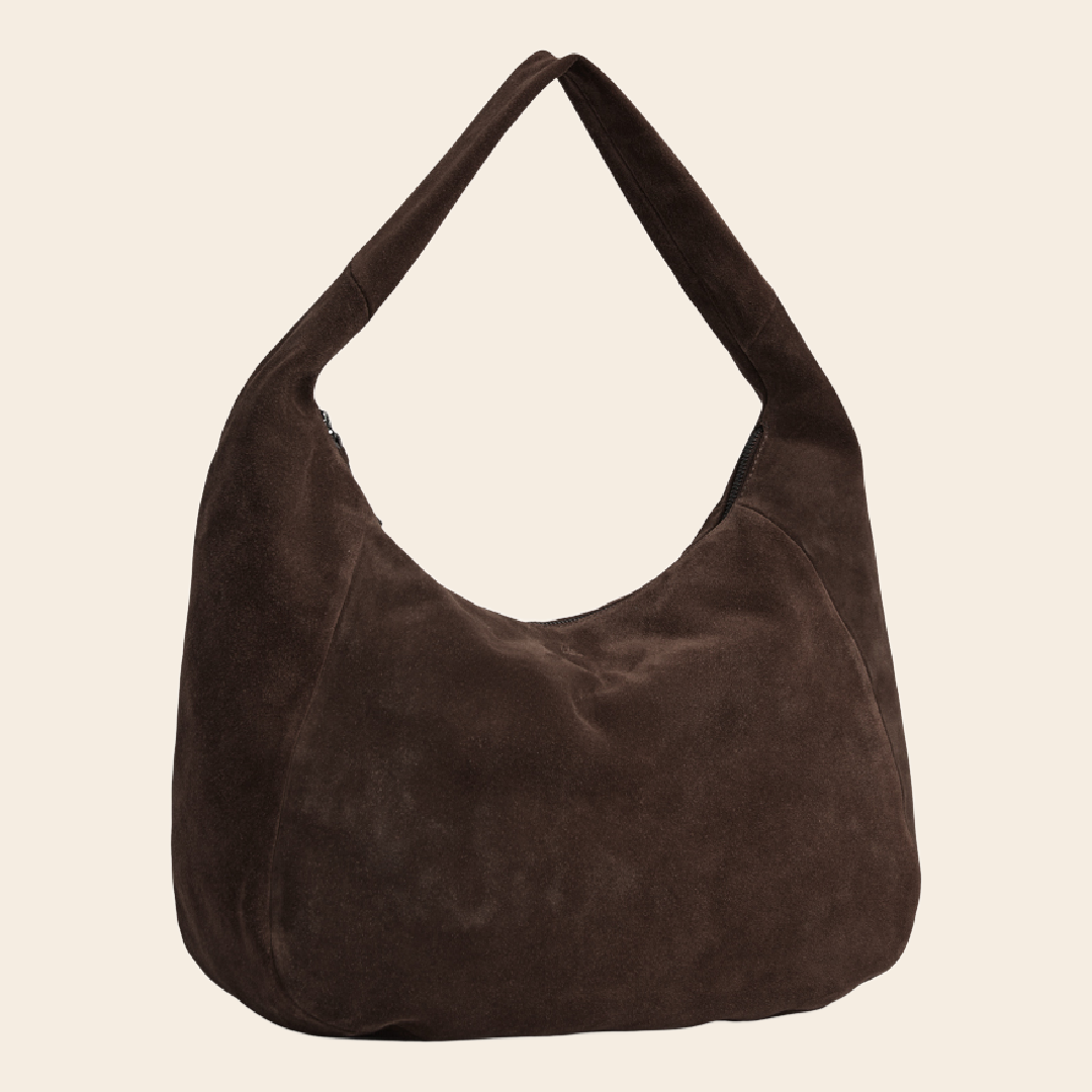 Markberg shopper 'Samara' suede - dark brown