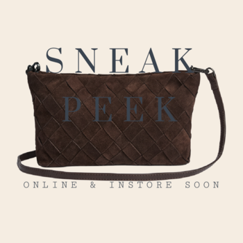 Markberg crossbody 'Celin' suede - dark brown