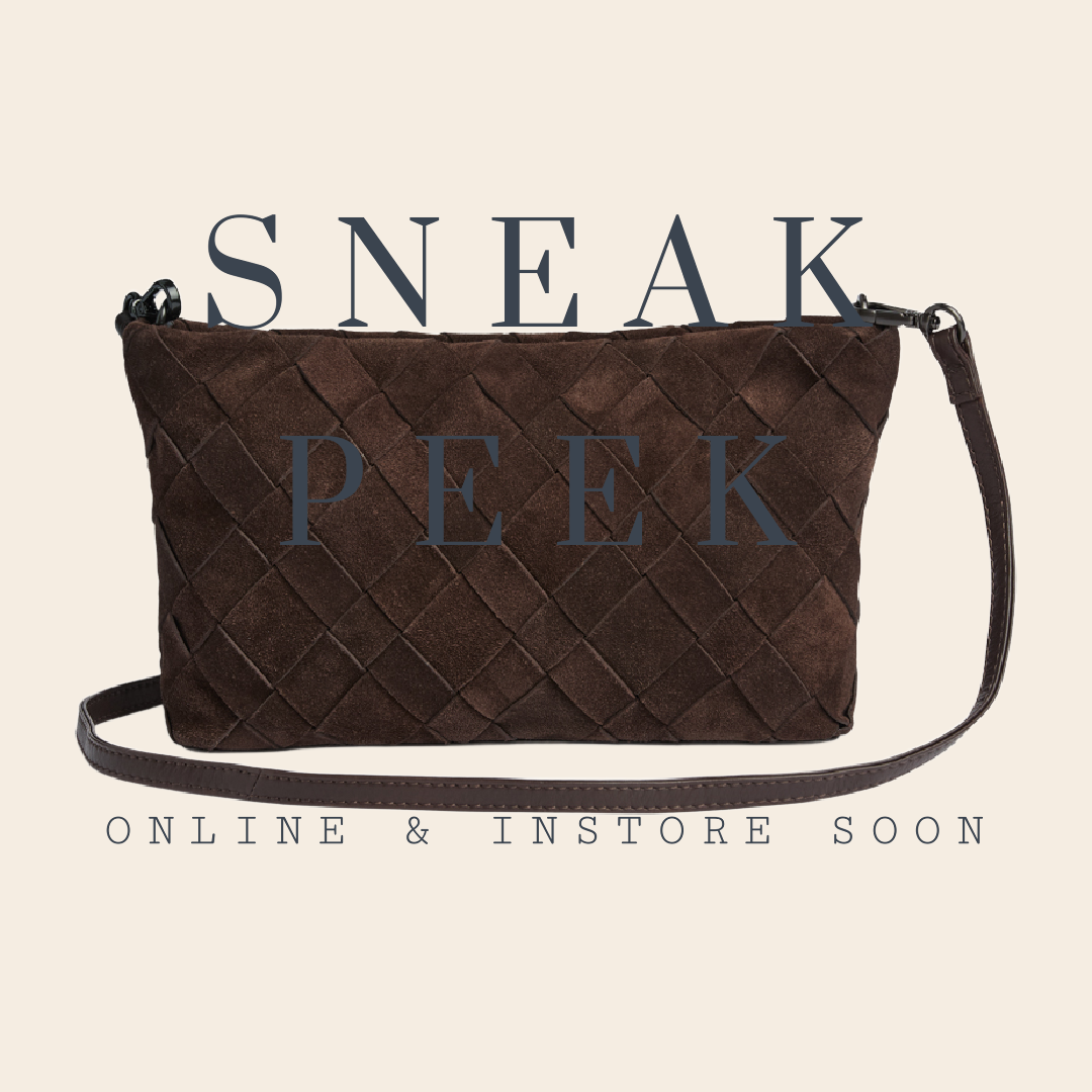 Markberg crossbody 'Celin' suede - dark brown