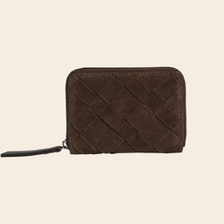 Markberg Geldbörse 'Selma' Wildleder - dark brown