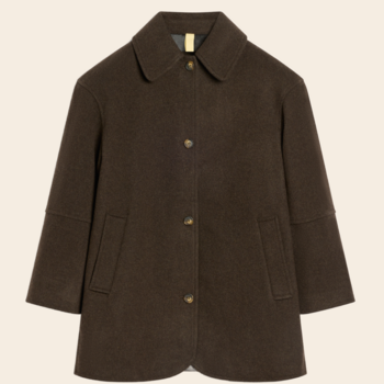 Brixtol wollen jas 'Edie' - bruin