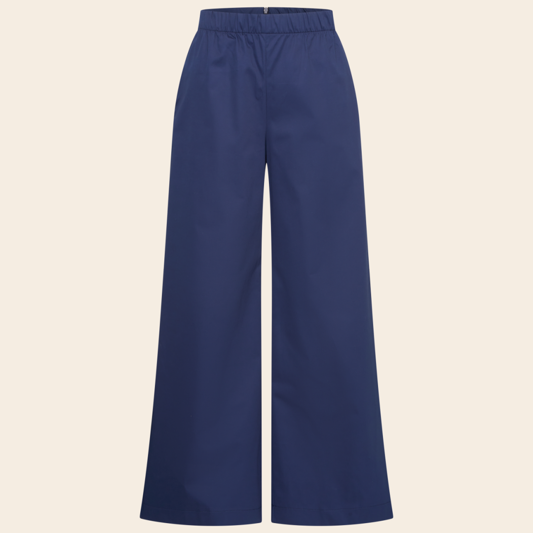 RE/BORN pantalon 'Tina' katoen - donkerblauw
