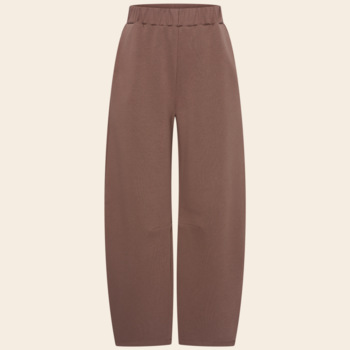 RE/BORN barrel sweatpants katoen - taupe