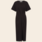 RE/BORN dress 'Noëlle cotton - black