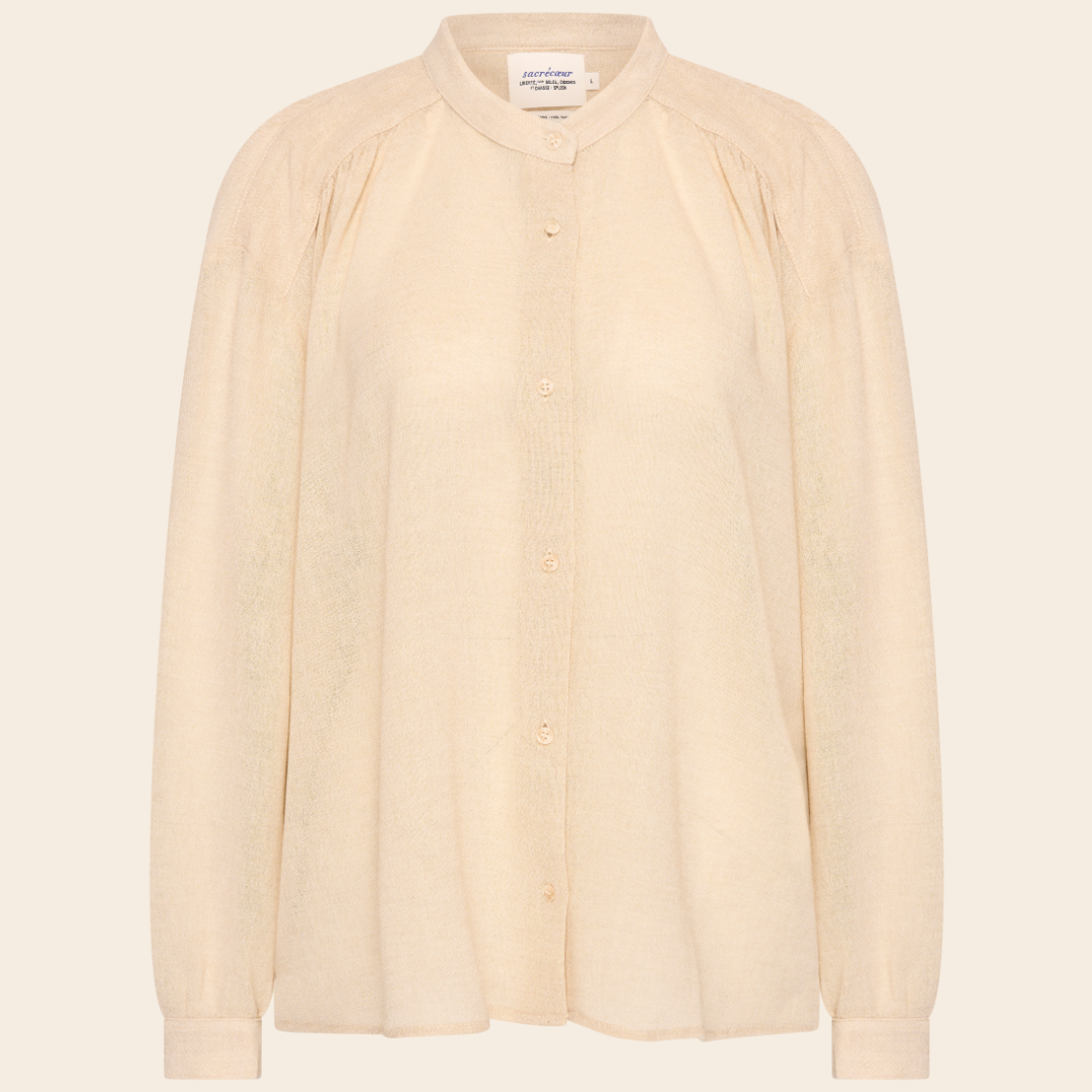 SacreCoeur blouse 'Ella' viscose / wol - dolce ecru