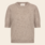 Six Ames trui 'Rocca' raccoon - warm grey beige
