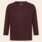 Majestic Filatures shirt viscose 3/4 sleeve - aubergine