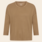 Majestic Filatures shirt viscose 3/4 mouw - havana