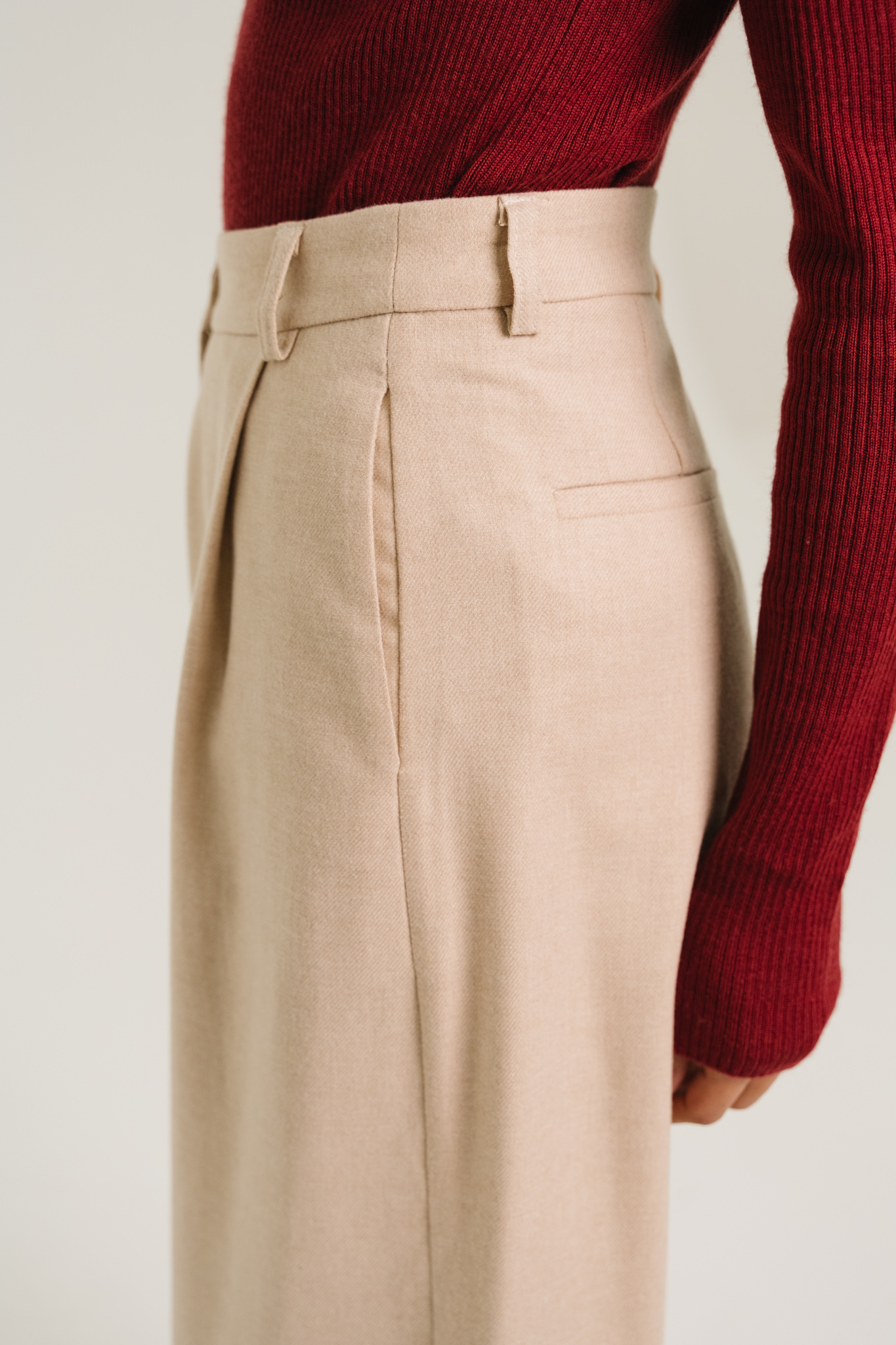 SacreCoeur pantalon 'Gaby' wolmix - sable